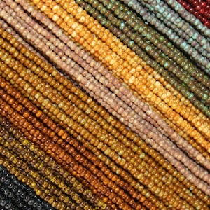 11/0 Czech Seed Bead Travertine Collection, 10 Hanks in 10 Colors