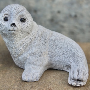 Handcrafted Peruvian Seal Pup Figurines, One Piece Per Order
