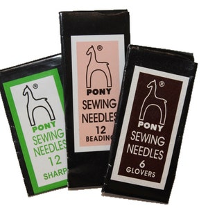 Pony Beading Needles, Sold By The 25 Pack