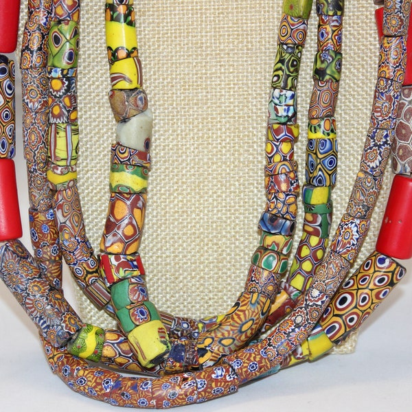 Genuine African Trade Beads, 4 Options To Choose From, Sold By The Strand