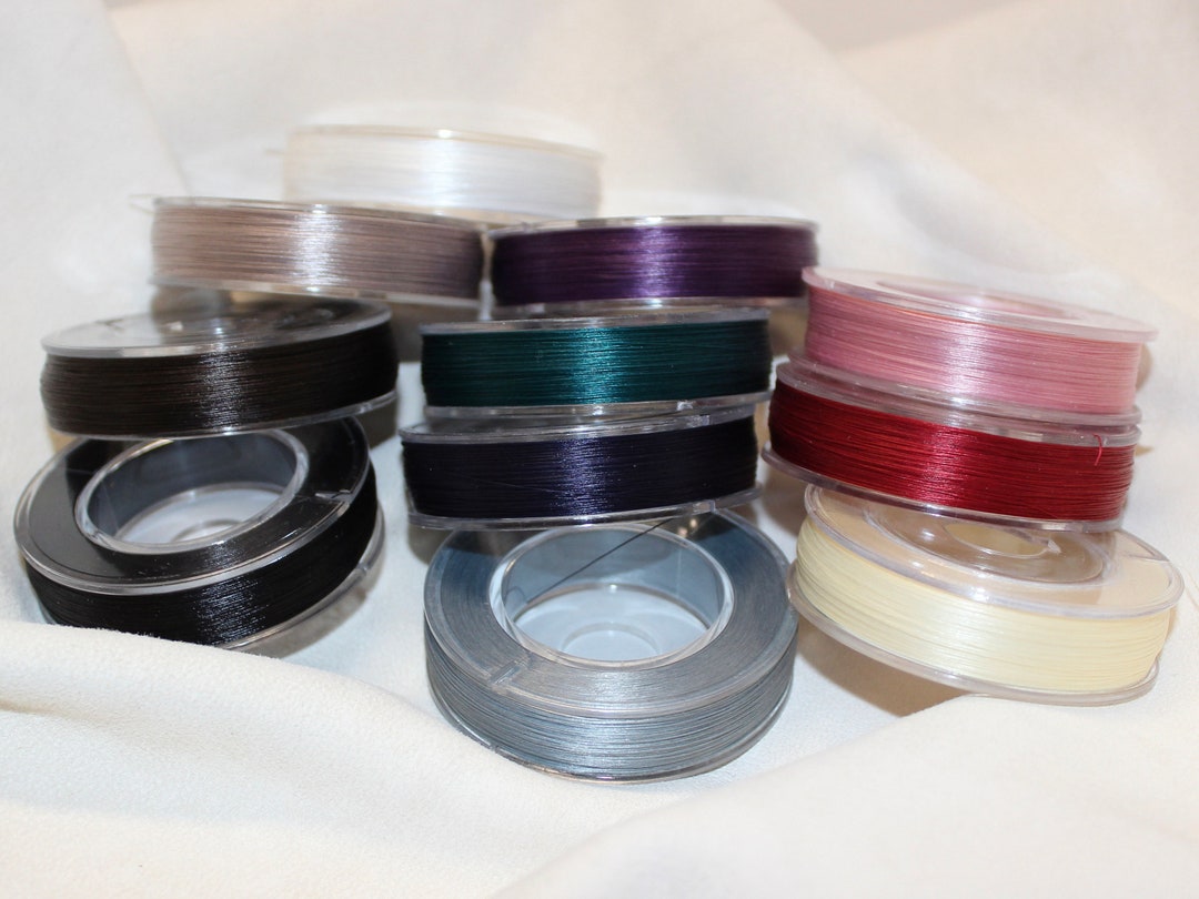 Toho One-g Thread Sold by the 250 Yard Spool Black White Beige Red Navy ...