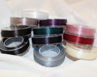 Toho One-G Thread Sold By The 250 Yard Spool Black White Beige Red Navy Green Brown Grey Purple Pink Cream