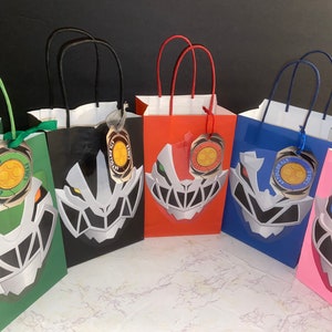 Power Rangers Favor Bags - Etsy