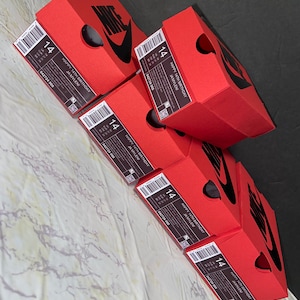 Sneaker Box Party Favors (cardstock) - Please Read Full Description