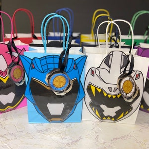 Power Rangers Favor Bags