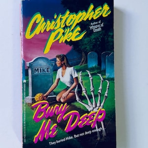 Bury me deep di Christopher Pike / Vintage YA young adult horror libro tascabile anni &#39;90