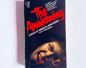 THE AWAKENING de John Russo / livres de poche d'horreur vintage de l'enfer