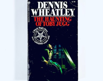 Spökena kring Toby Jugg av Dennis Wheatley / En berättelse om svart magi Vintage Ballantine Pocketbok Skräck Ockult Fiktion