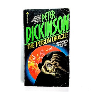 The Poison Oracle / Vintage Livre de Poche en Anglais de Peter Dickinson Mystery Thriller SF retro Planet of the Apes image 1