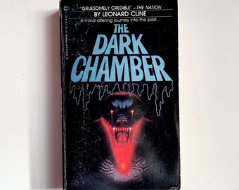 The Dark Chamber de Leonard Cline / RARE Vintage Pinnacle Book libros de bolsillo de la ficción de terror del infierno