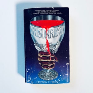 Resurrexit di Leona C. Ross / Libro tascabile horror Vintage Leisure / tascabili dall&#39;inferno