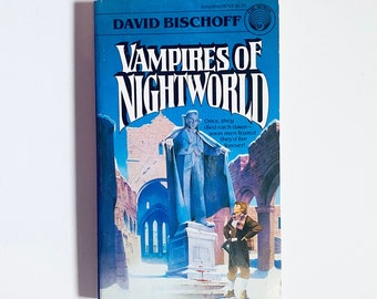 Les vampires du monde nocturne de David Bischoff / livre de poche vintage de science-fiction