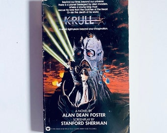 Krull par Alan Dean Foster / Novelization science-fiction warner books broché vintage