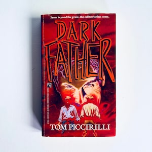 Dark Father di Tom Piccirilli / Vintage Pocket Books Horror Paperbacks dall&#39;inferno