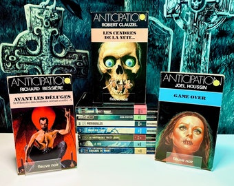 80s Black River Anticipation Collection / Vintage Anticipatie Science Fiction Horror / Sci-fi French Spooky