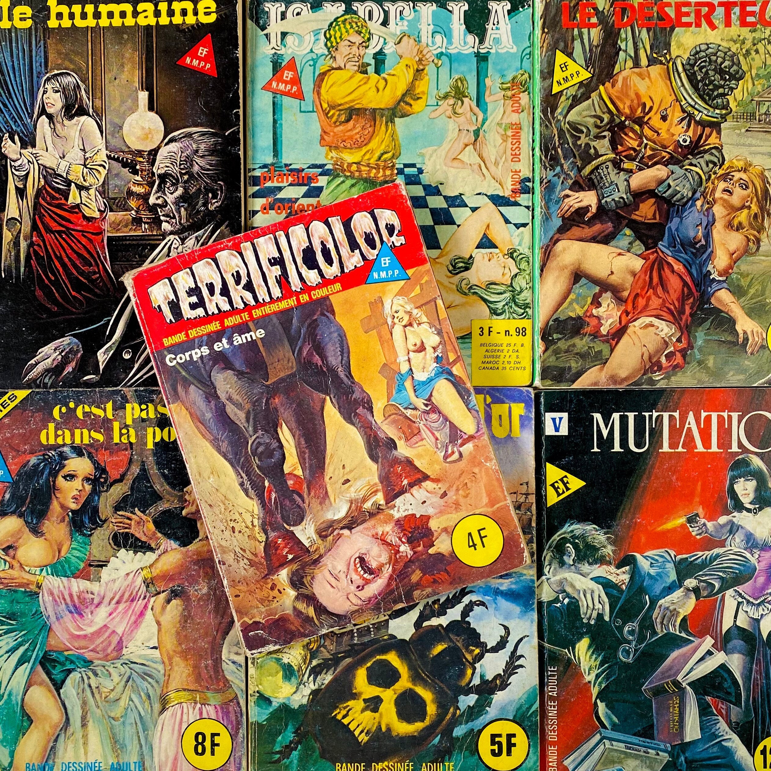 ELVIFRANCE Vintage Adult Comics BD Petit Format Adulte  Occasion  Terrificolor Isabella Bande Dessinée Adulte En Français érotique Horreur -  Etsy UK