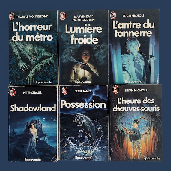 J'ai Lu Epouvante / Collection Vintage Livre De Poche Année 80 En