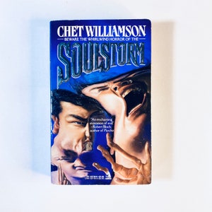 Soulstorm di Chet Williamson / Libro tascabile Vintage Tor Horror / tascabili dall&#39;inferno