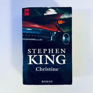 Christine by Stephen King / German paperback vintage edition horror novel classic 80&#39;s movie
