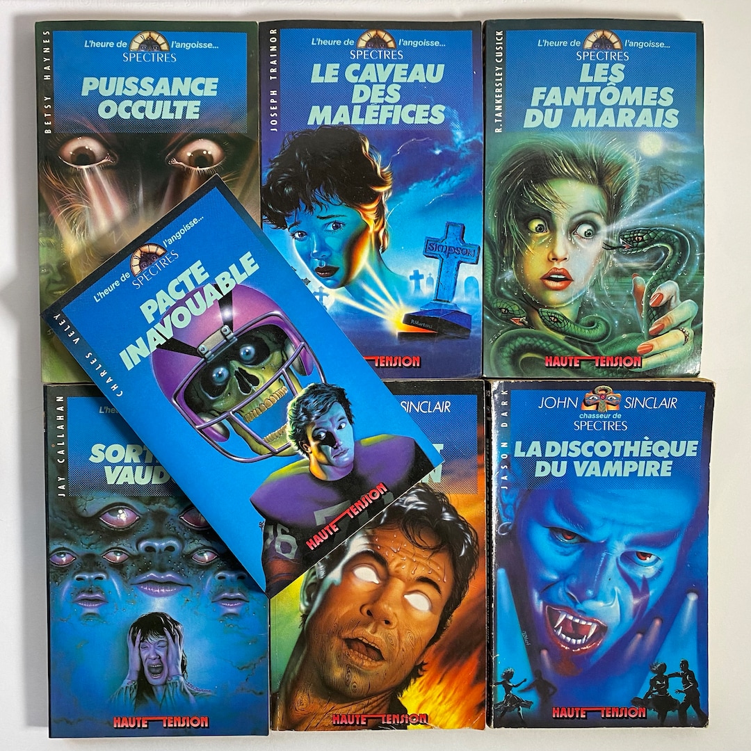 Collection Haute Tension SPECTRES Vintage Teen Fiction Jeune