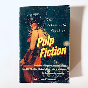 The Mammoth Book of PULP FICTION edited by Maxim Jakubowski / Vintage soft cover anthology pulp fictions