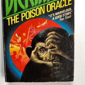 The Poison Oracle / Vintage Livre de Poche en Anglais de Peter Dickinson Mystery Thriller SF retro Planet of the Apes image 2