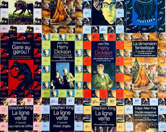 Collection Librio / Classiques du Fantastique livre de poche horreur épouvante vintage