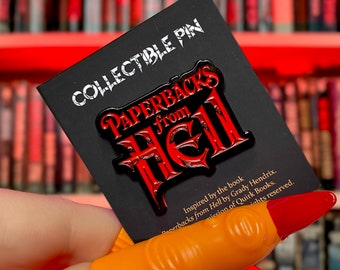Paperbacks From Hell Collectible Enamel Pin / Limited Edition (100) Inspired by the book by Grady Hendrix (Quirk Books)