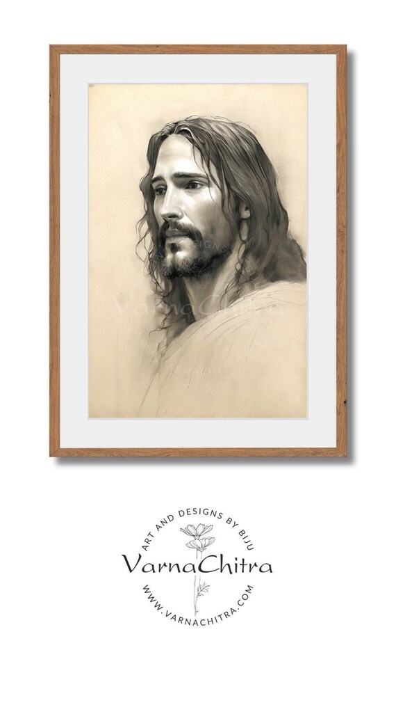 Jesus Christ, Hand Drawn Vector Illustration In Old Sketch Style. Isolated  On White Background. Free Image and Photograph 198356050.