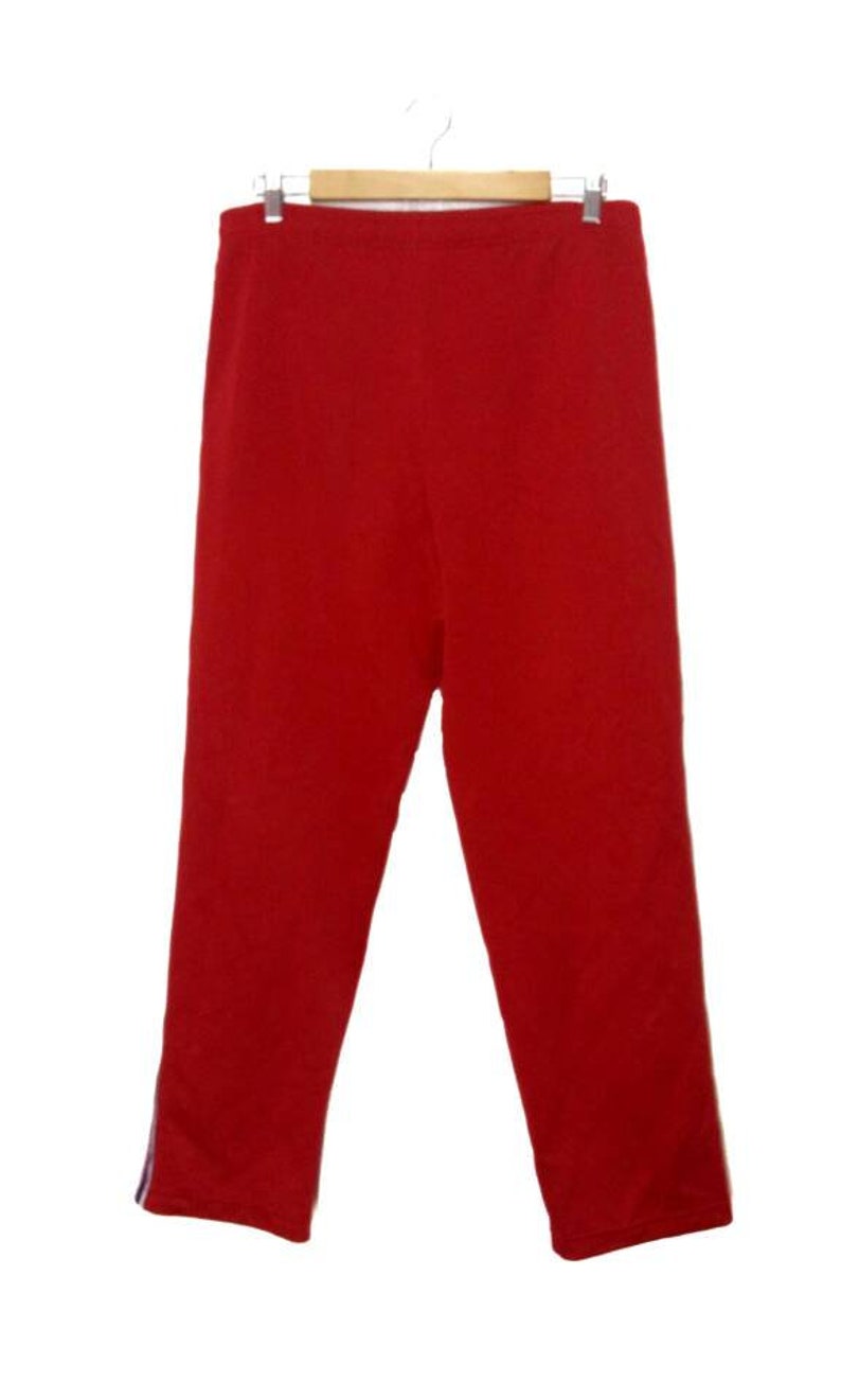 Rare Champion embroidered logo pant red velvet color size w34