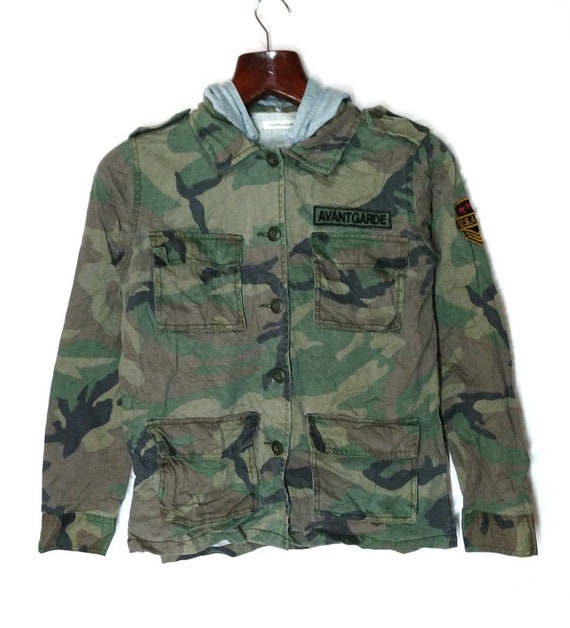 Avant Garde Army Jacket Top Designer