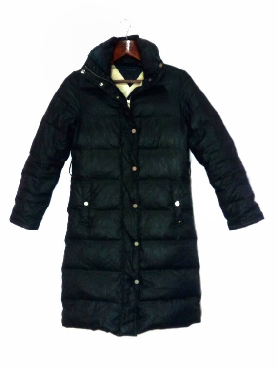 black tommy hilfiger puffer