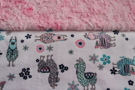 blush pink baby blanket