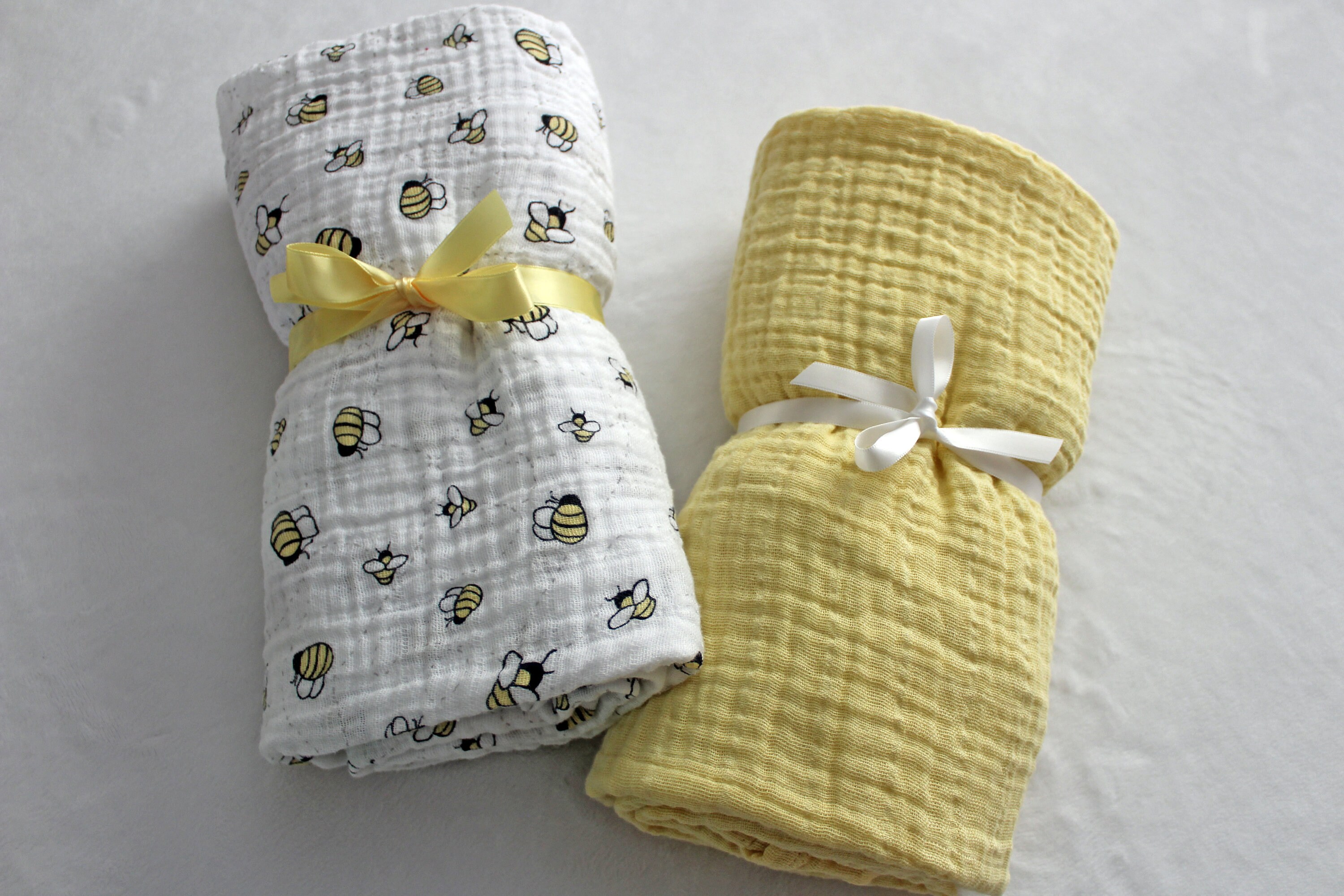 bee muslin blanket
