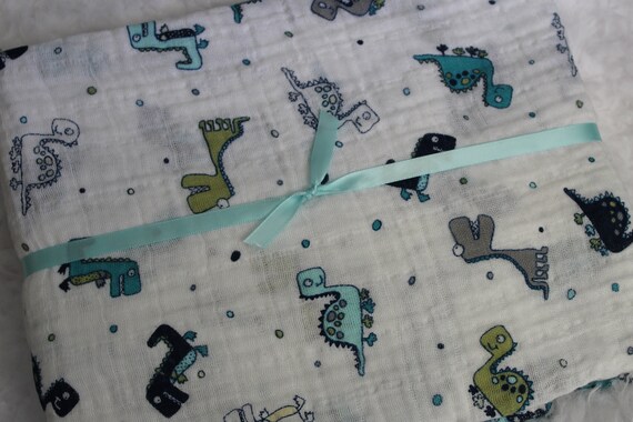 dinosaur muslin