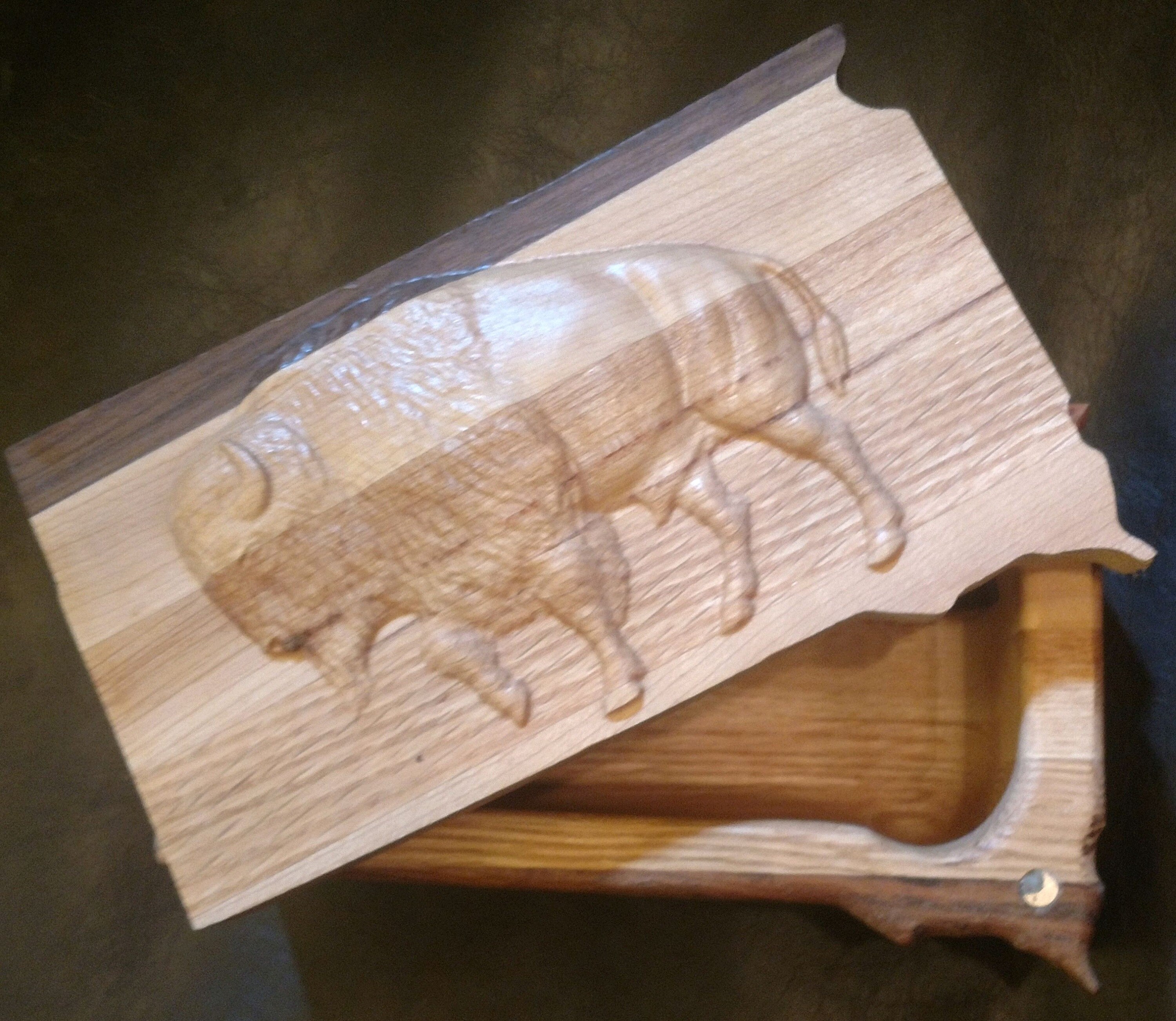 Pequeña caja de baratija de madera de Buffalo Buffalo Buffalo | Etsy