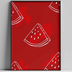 Watermelon digital download print