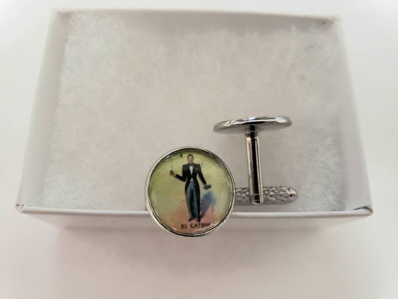 1 Pair of Loteria Cufflinks