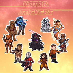 Knights of the Old Republic Stickers [ KOTOR ]