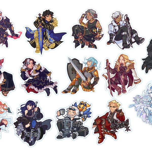 Final Fantasy XIV Stickers [ FFXIV ] [PreOrder]