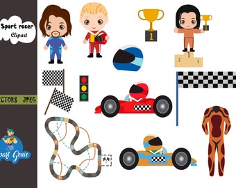 race car clipart etsy
