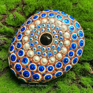 Hand Painted Meditation Rock