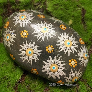 Hand Painted Meditation Rock