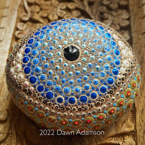 Hand Painted Meditation Rock