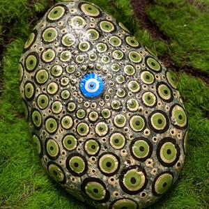 Hand Painted Meditation Rock
