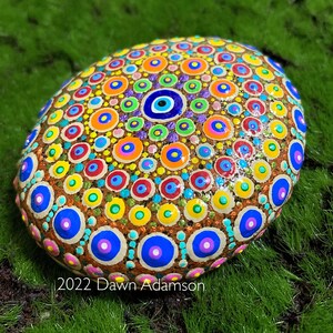 Hand Painted Meditation Rock