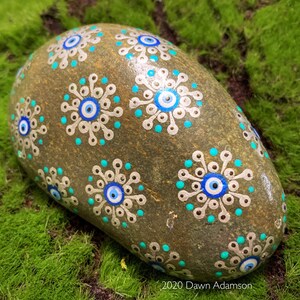 Hand Painted Meditation Rock
