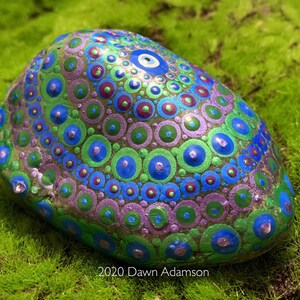 Hand Painted Meditation Rock