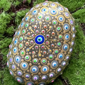 Hand Painted Meditation Rock