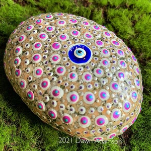 Hand Painted Meditation Rock